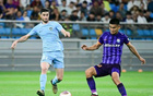 深圳新鵬城勝天津津門虎，杜加利奇頭球制勝。