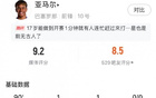 亞馬爾數(shù)據(jù)：9射3中，進球助攻各一，關鍵傳球3次，失球權20次，高評9.2。