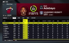 2K26熱火球員能力值：阿德巴約最高88，新援鮑威爾84，維金斯80。