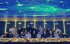 趙繼偉宴遼籃25人，楊鳴大韓出席，贈(zèng)別離隊(duì)友四言。