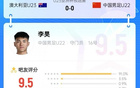 李昊神撲救，守門無失，獲9.5高分！