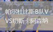 帕爾杜比斯B隊(duì)VS切斯卡阿森納
